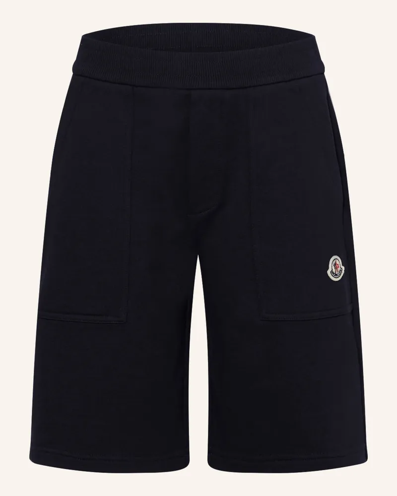 Moncler Sweatshorts blau Dunkelblau