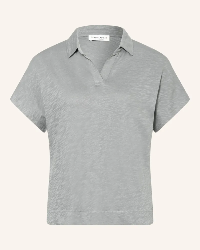 Marc O'Polo Jersey-Poloshirt blau Grau