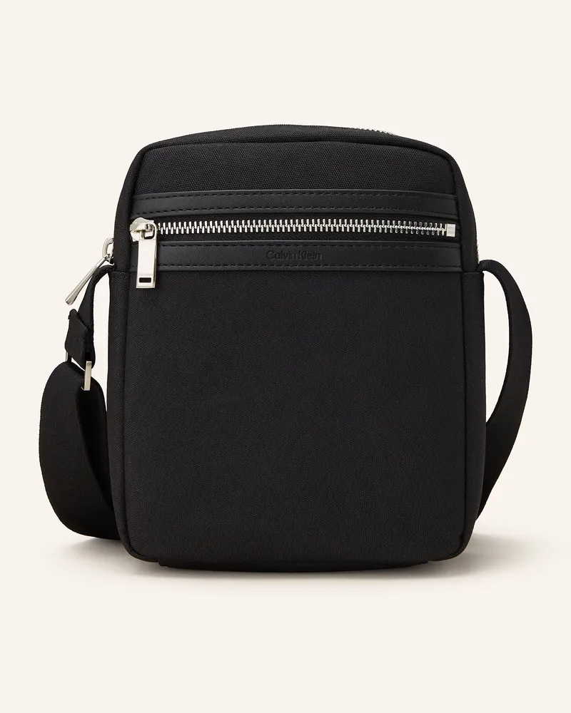 Calvin Klein Umhängetasche CONTRAST REPORTER Schwarz