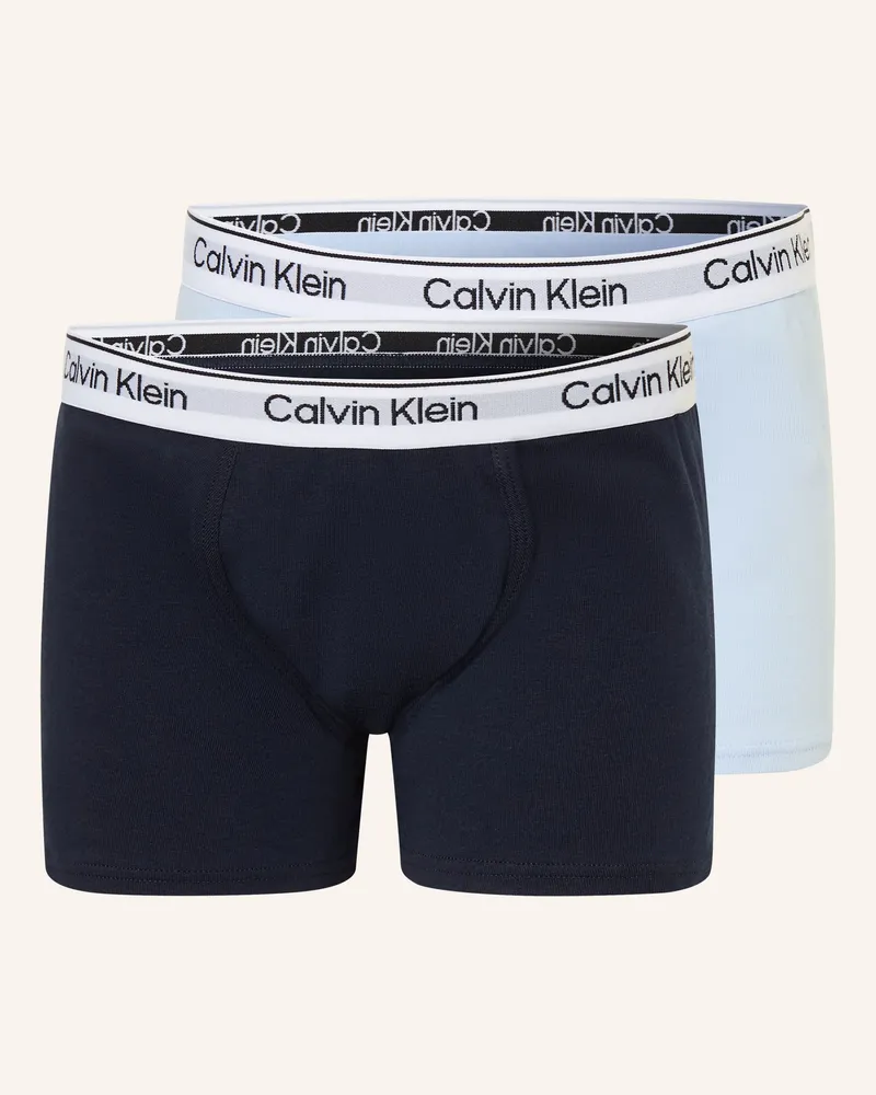 Calvin Klein 2er-Pack Boxershorts Icon Cotton Stretch blau Dunkelblau