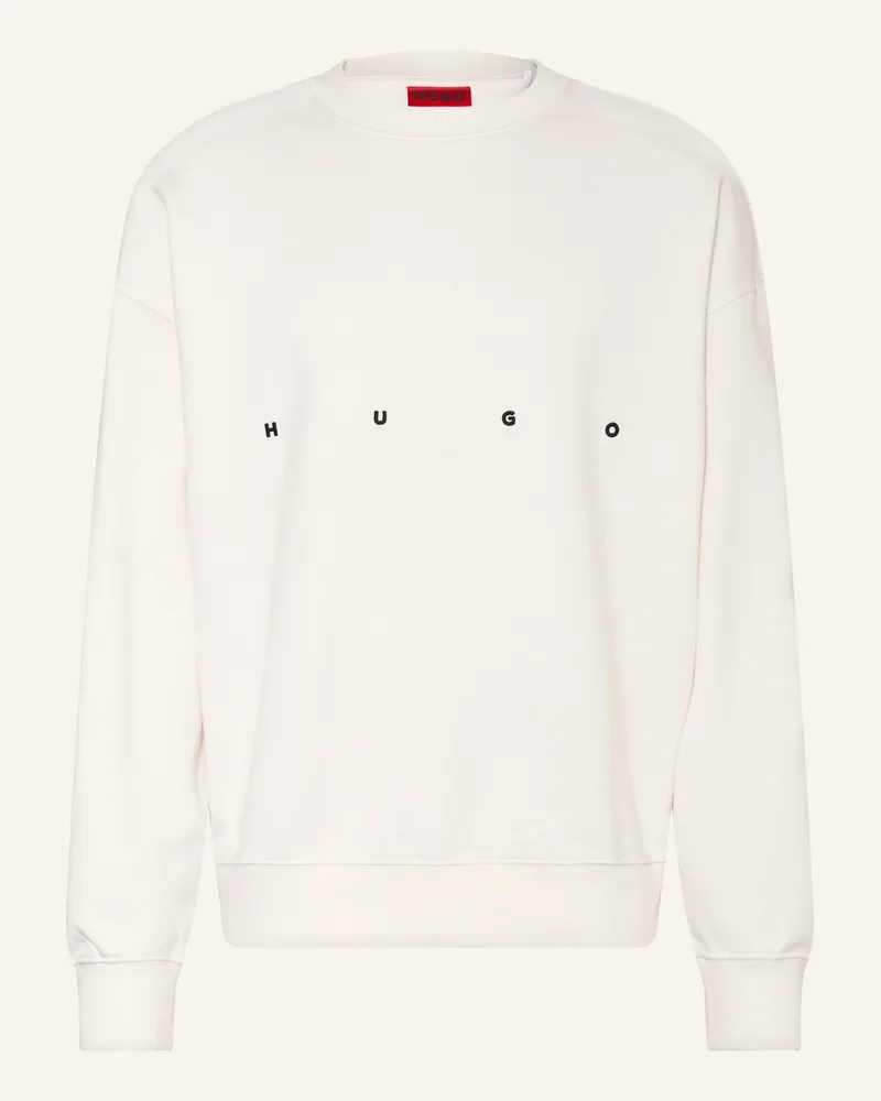 HUGO BOSS Sweatshirt weiss Weiss