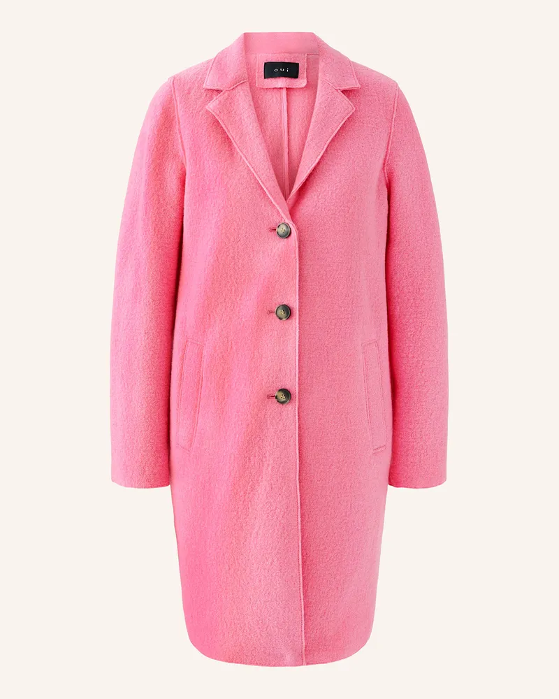 Oui  Wollmantel Rosa