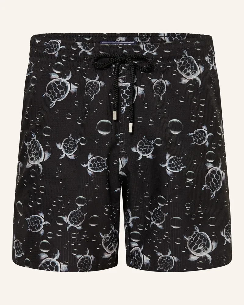 Vilebrequin Badeshorts Mahina schwarz Schwarz