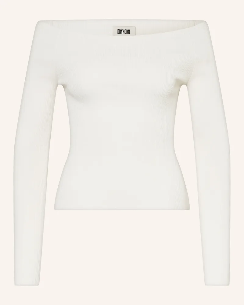 Drykorn Off-Shoulder-Longsleeve AMAYLA Creme