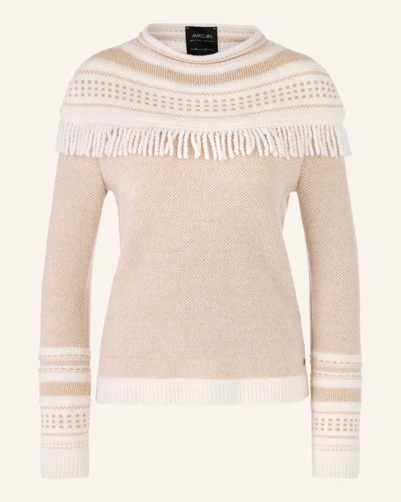 Marc Cain Pullover Weiss