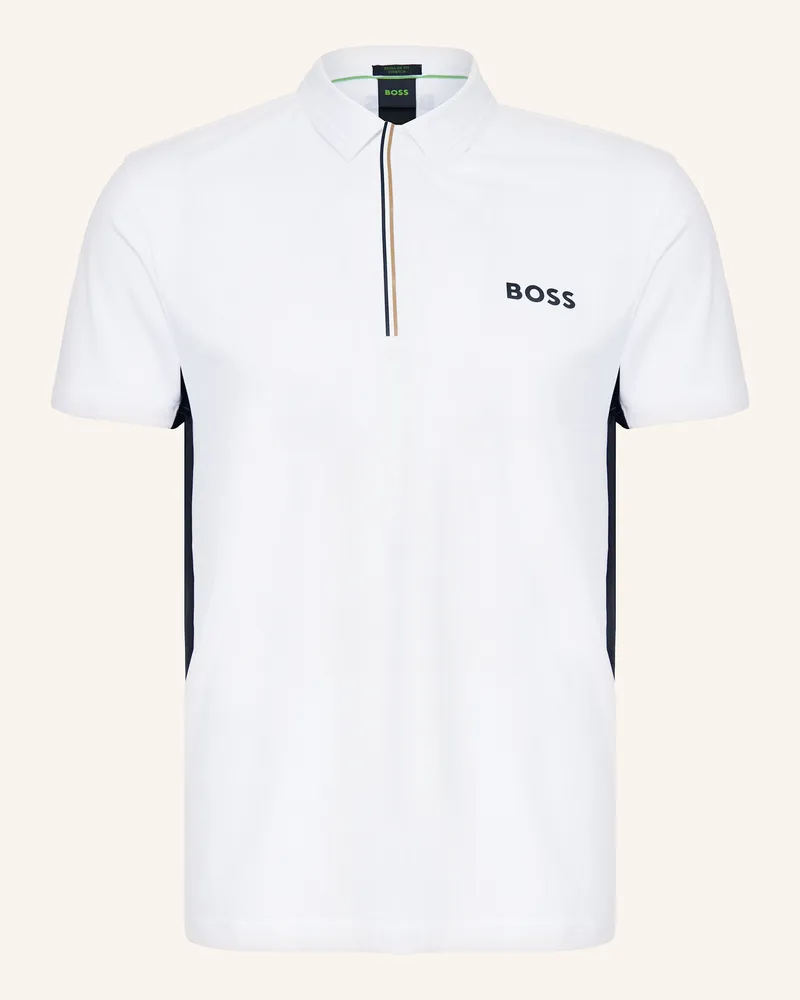 HUGO BOSS Funktions-Poloshirt PADDYTECH PRO Weiss