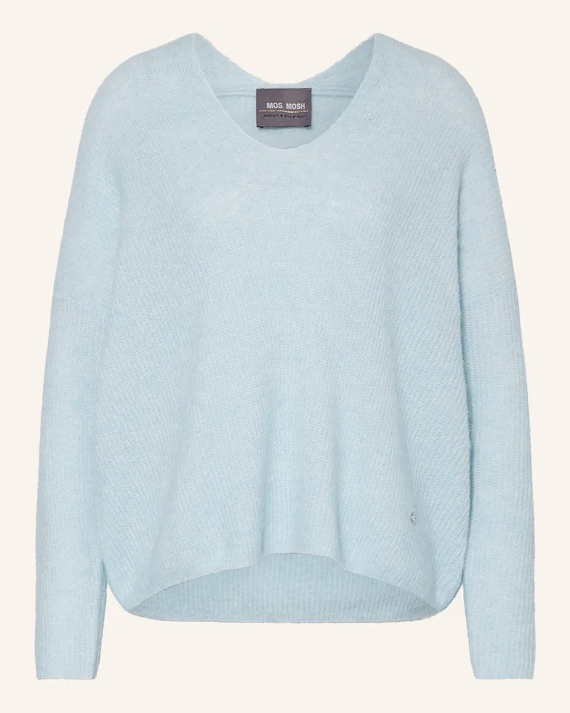 Mos Mosh Pullover THORA mit Alpaka Hellblau