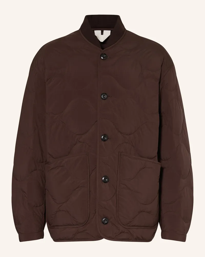 Arket Lightweight-Daunenjacke Dunkelbraun
