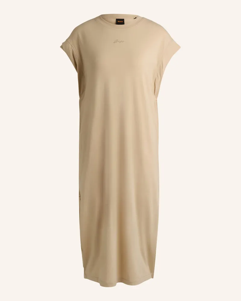 HUGO BOSS Jerseykleid Edress beige Beige