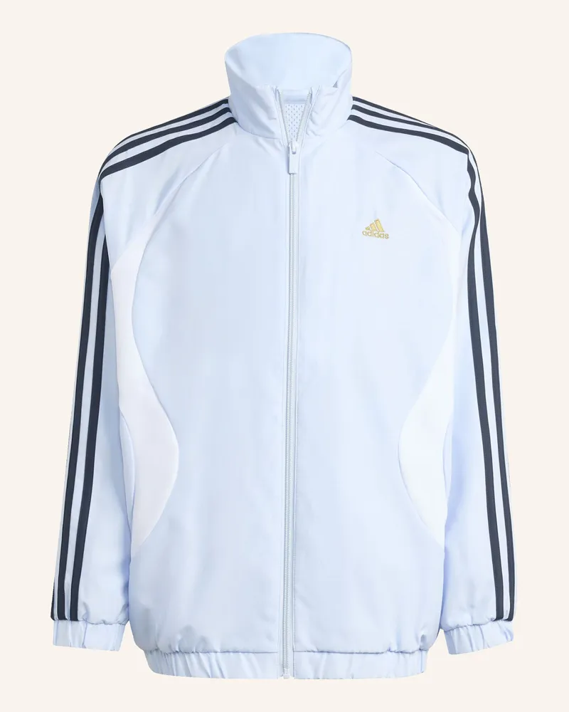 adidas TEAMGEIST LOOSE TRAININGSJACKE Blau