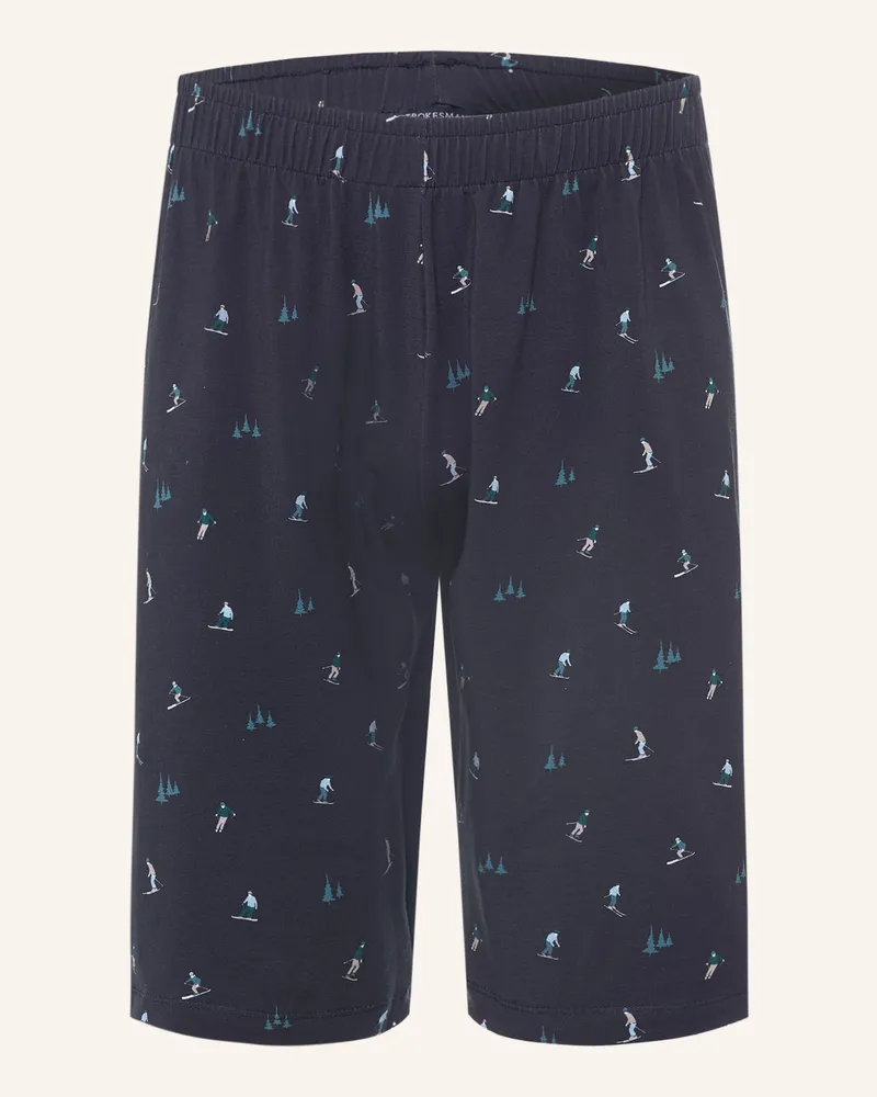 Strokesman's Schlafshorts blau Dunkelblau