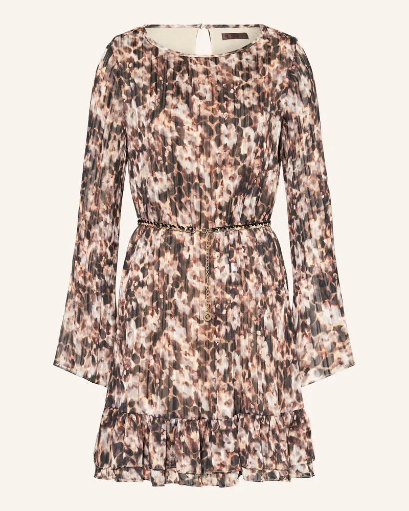 Guess Kleid Ls Ilenia braun Hellorange