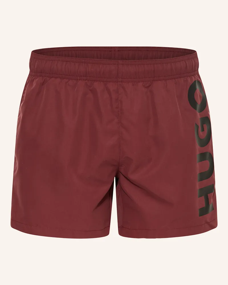 HUGO BOSS Badeshorts ABAS Dunkelrot