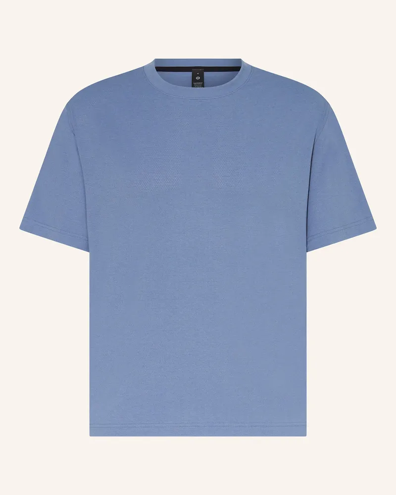 LULULEMON T-Shirt TRAIN Blaugrau