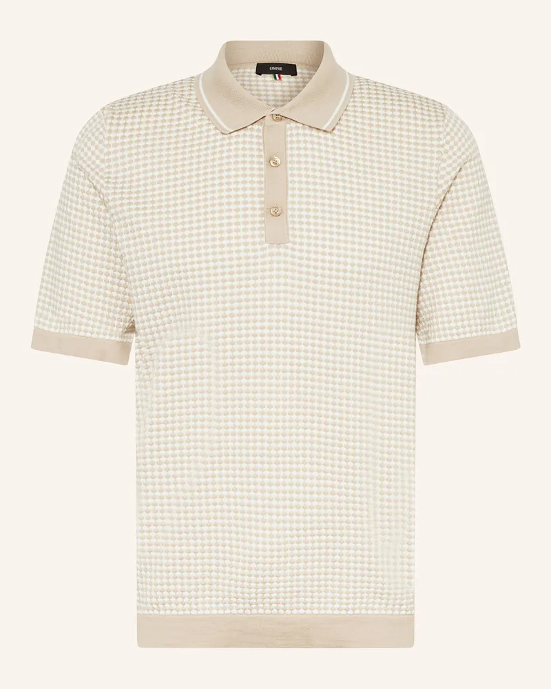 cinque Strick-Poloshirt CIFLAVIN Hellbraun