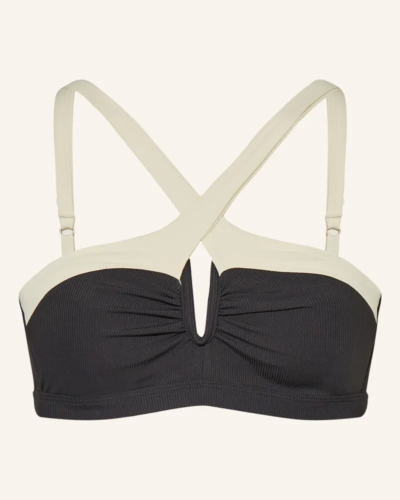 Beachlife Bügel-Bikini-Top VANILLA & BLACK Schwarz