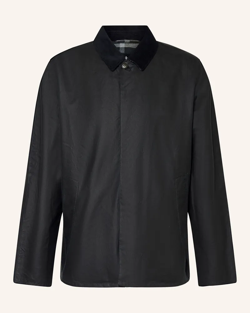 Barbour Jacke Lorden Wax Mac blau Dunkelblau
