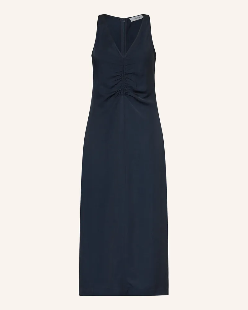 Reiss Kleid Pari Mit Rüschen blau Dunkelblau