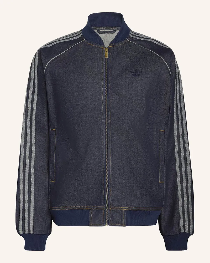 adidas Sst Adicolor Denim Track Top blau Blau