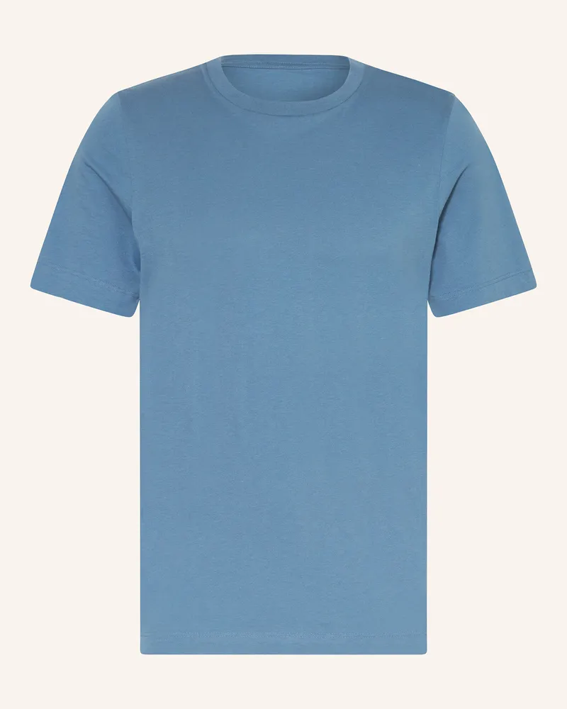 Schiesser Schlafshirt Mix+Relax blau Blaugrau