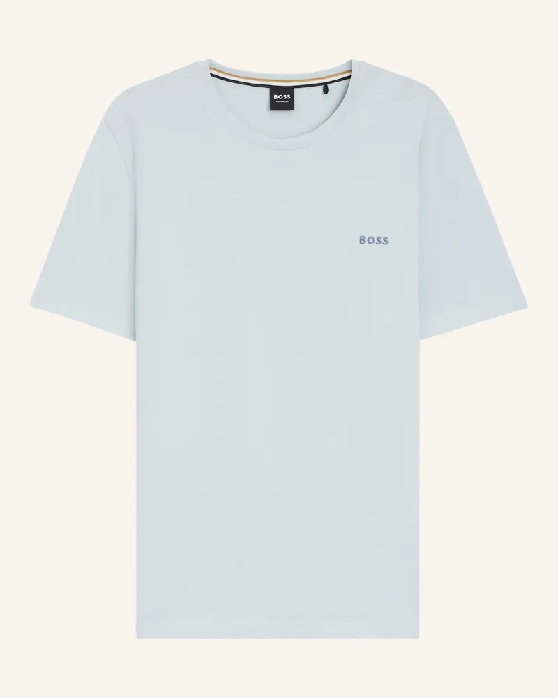 HUGO BOSS Loungewear Tops Mix&Match T-Shirt R Regular Fit blau Blau