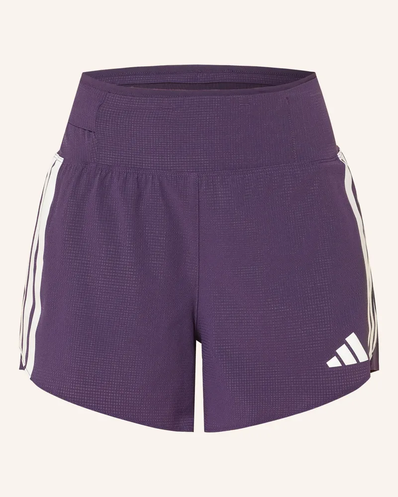 adidas 2-In-1-Laufhose Adizero Gel lila Dunkellila