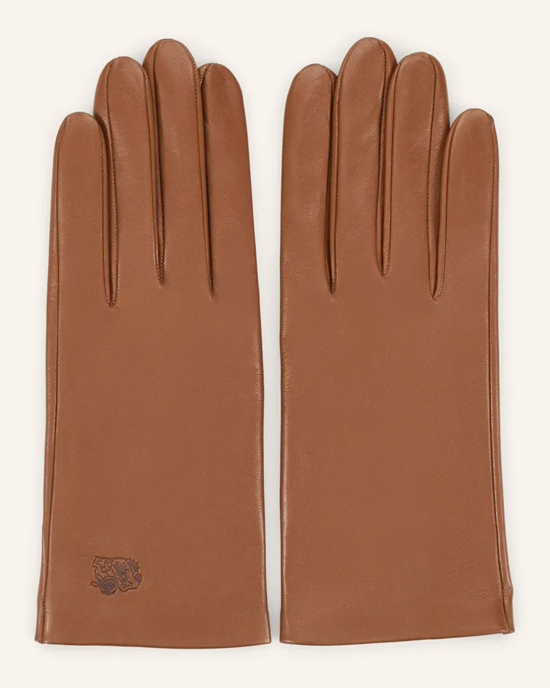 Lottusse Handschuhe Geneve braun Braun
