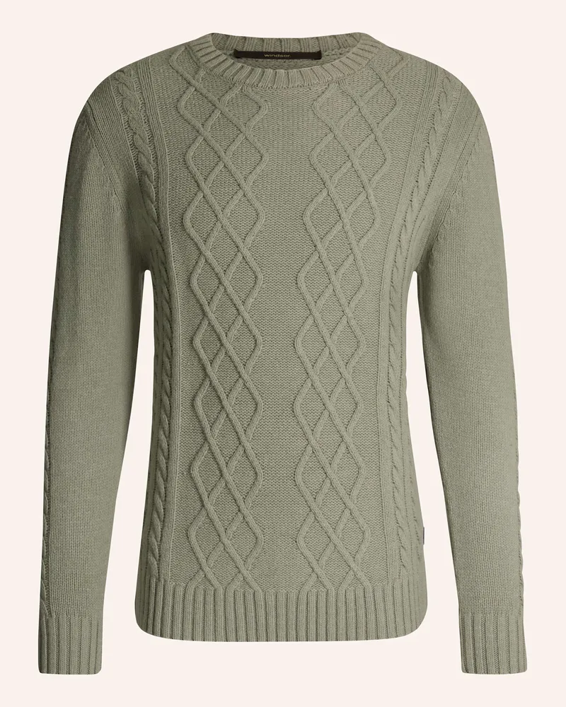 windsor. Strickpullover Grün