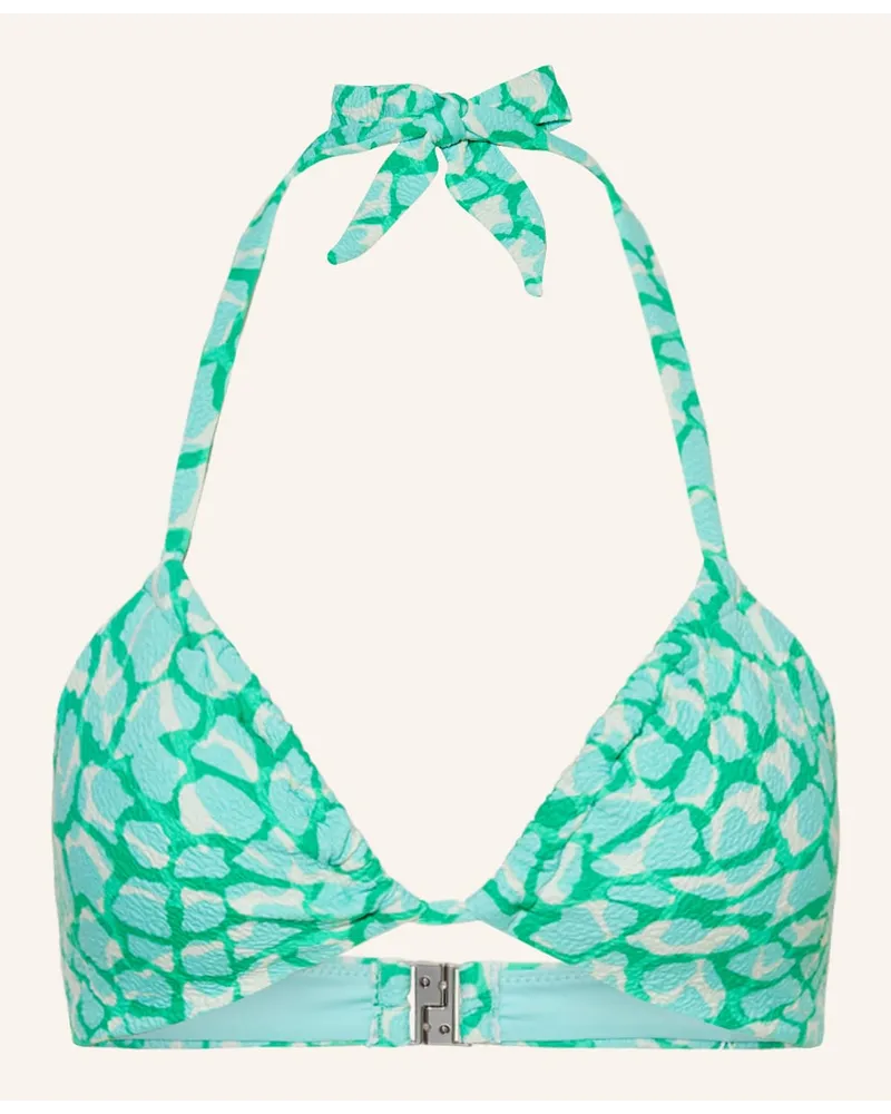 Seafolly Australia Neckholder-Bikini-Top ANIMAL INSTINCT Gruen