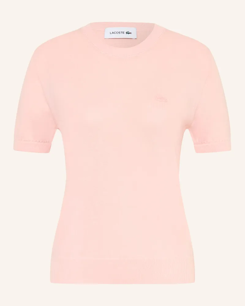 Lacoste Strickshirt rosa Rosé