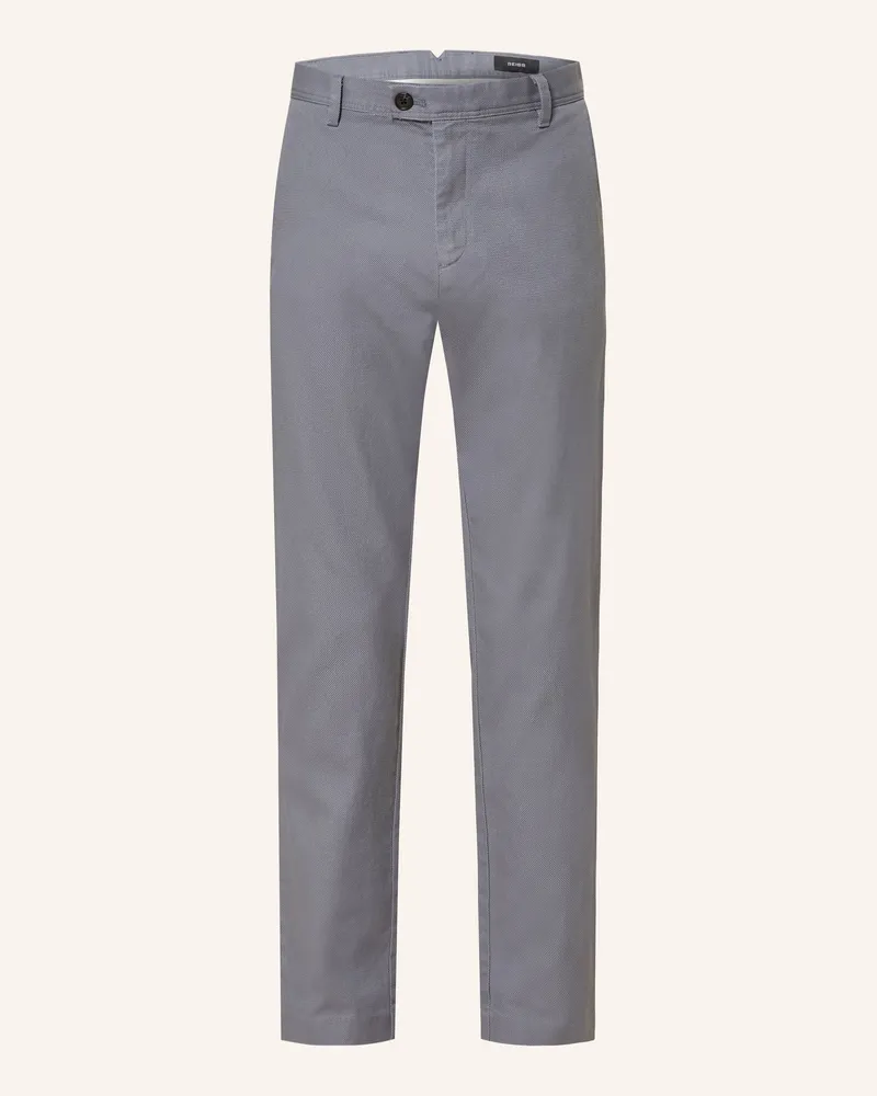 Reiss Piqué-Chino Dobby Slim Fit blau Blaugrau