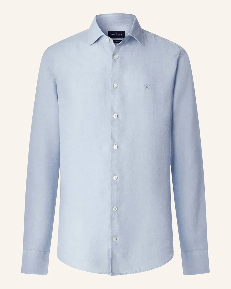 Hackett Freizeithemd Ess Gmd Linen Kent blau Blau