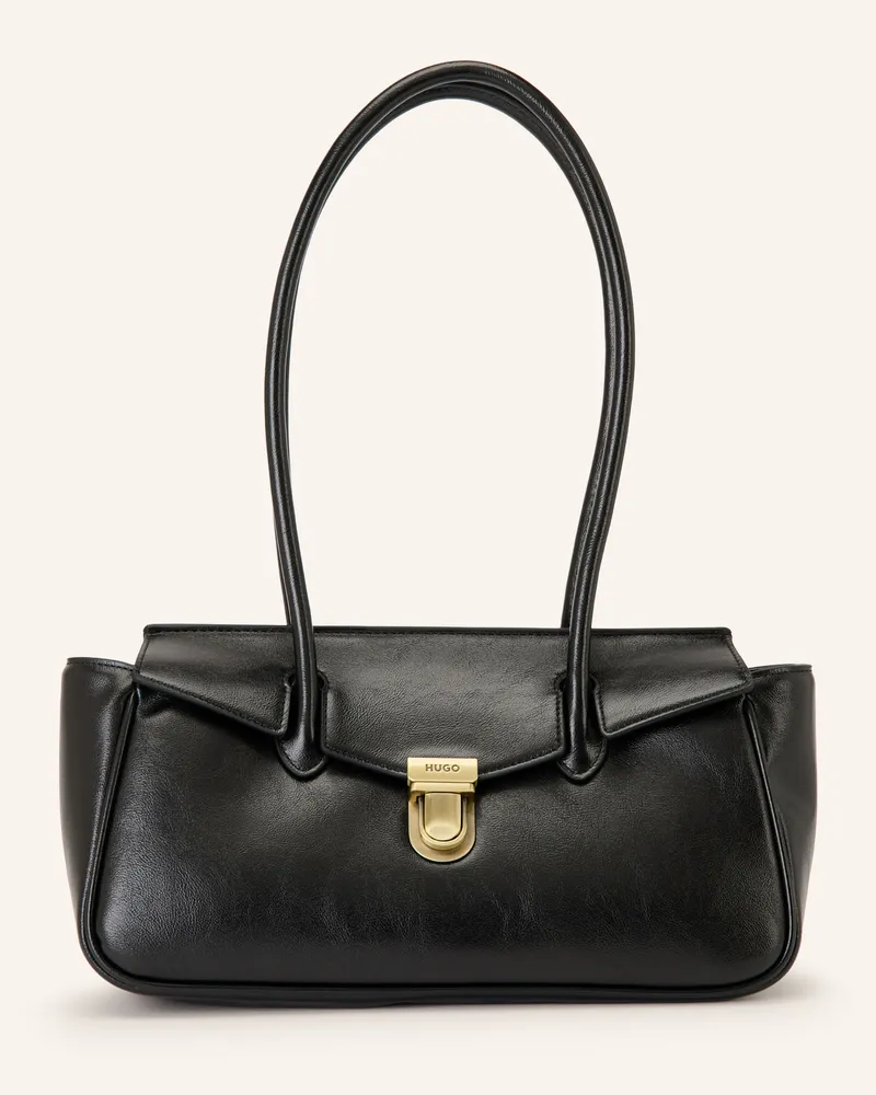 HUGO BOSS Schultertasche Quinley schwarz Schwarz