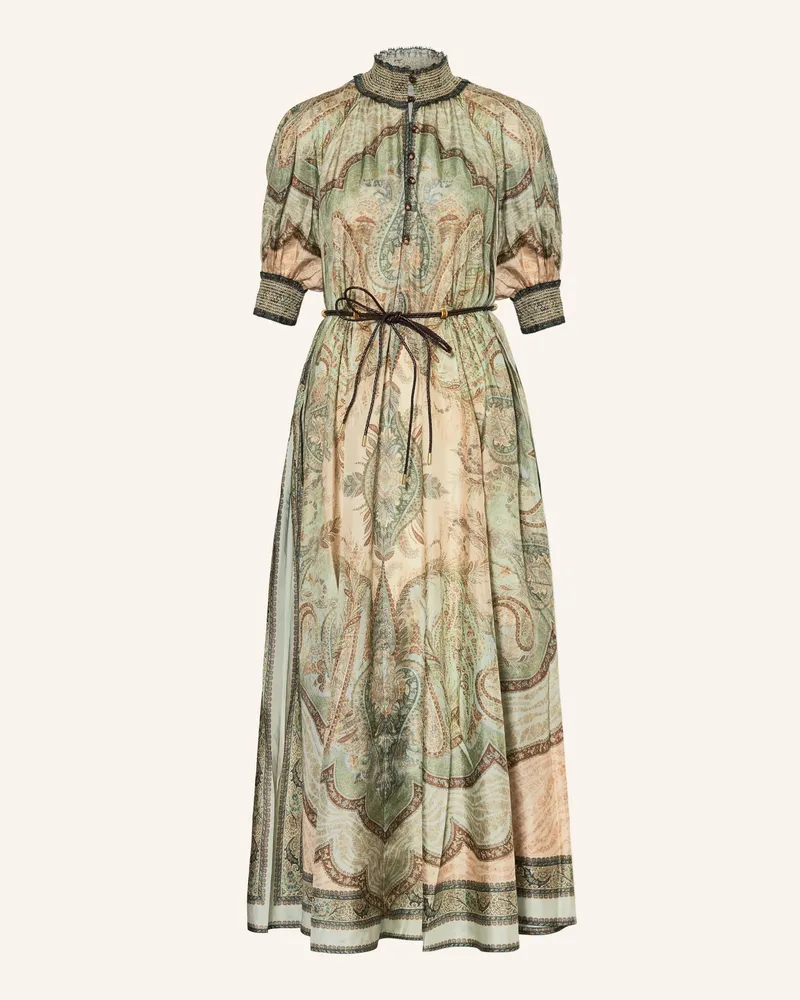 Zimmermann Seidenkleid WANDERLUST Mint