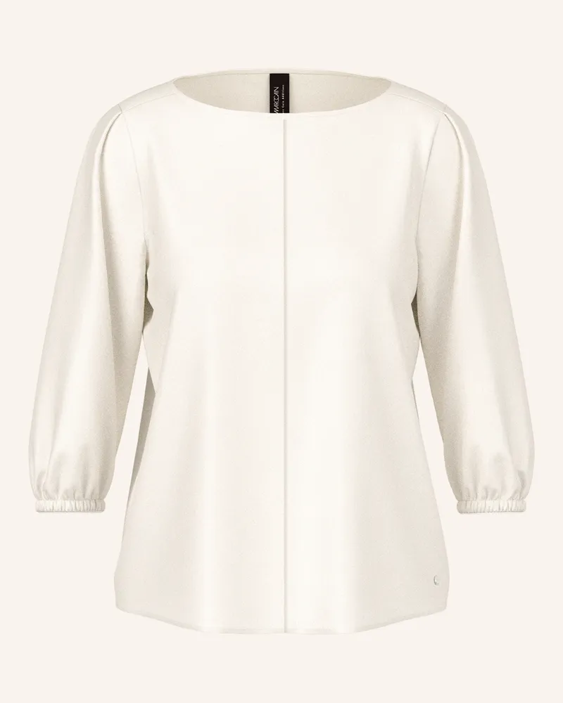 Marc Cain Seidenbluse mit 3/4-Arm Weiss