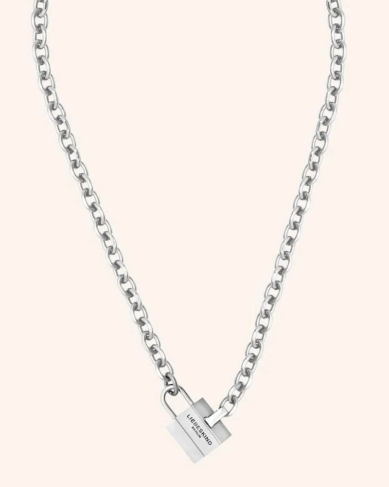 Liebeskind Halskette  aus  Edelstahl Silber