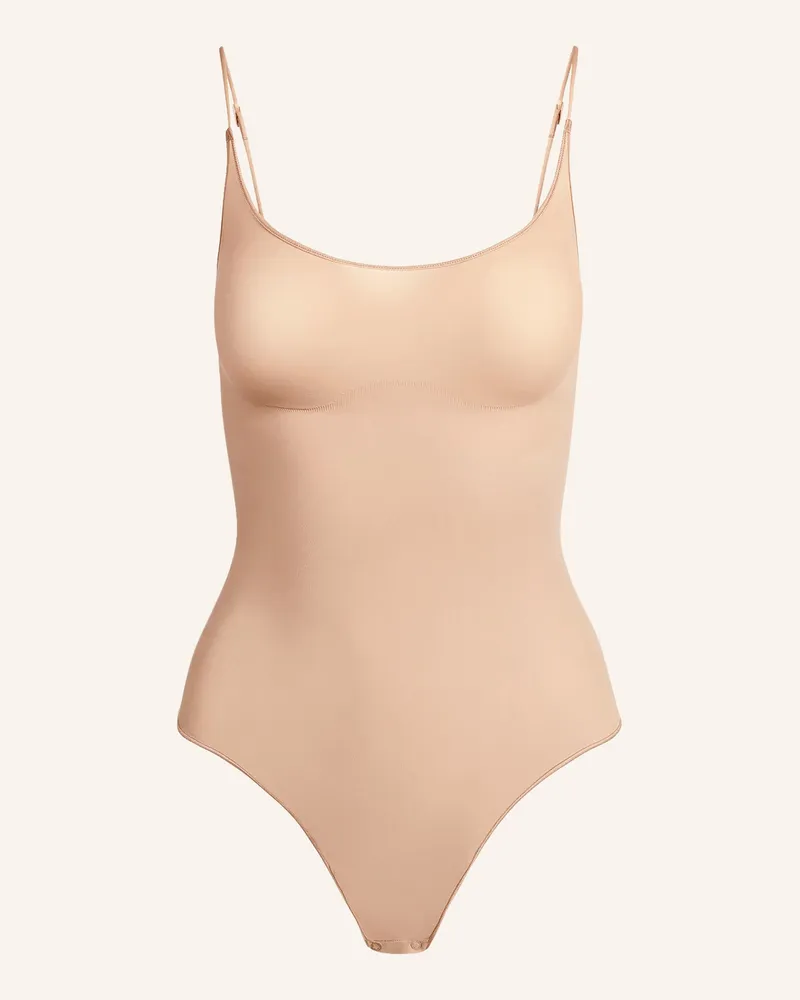 SKIMS String-Body Sheer Seamless beige Clay