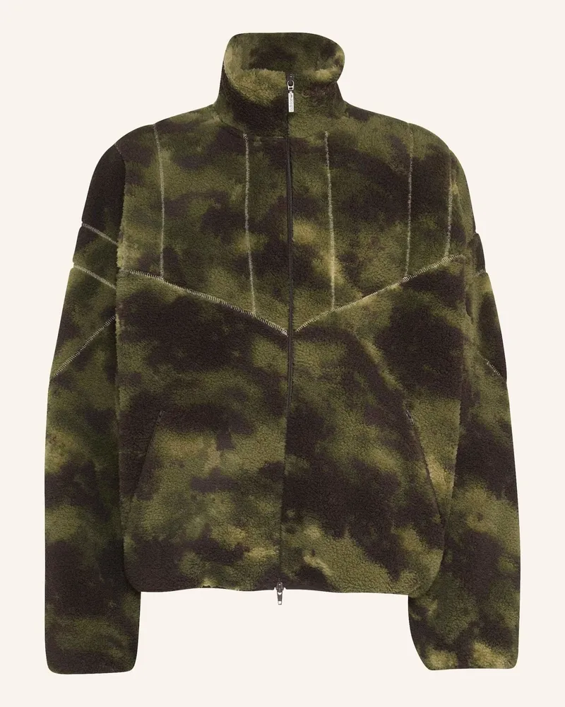adidas Camo Polarfleece Trainingsjacke gruen Grün