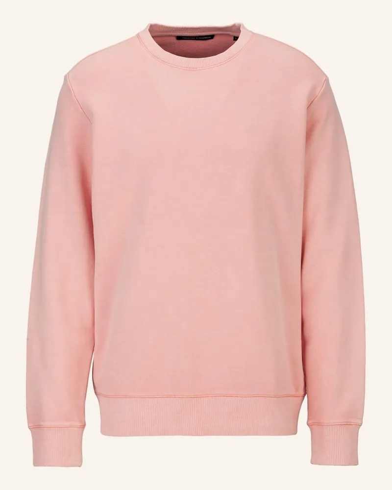 Trusted Handwork Round Neck 1/1-Sleeve Sweatshirt Rosa