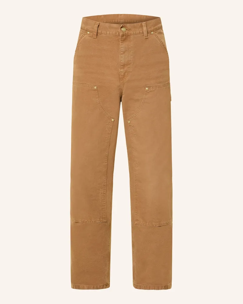 Carhartt WIP Cargohose DEARBORN Relaxed Fit Cognac