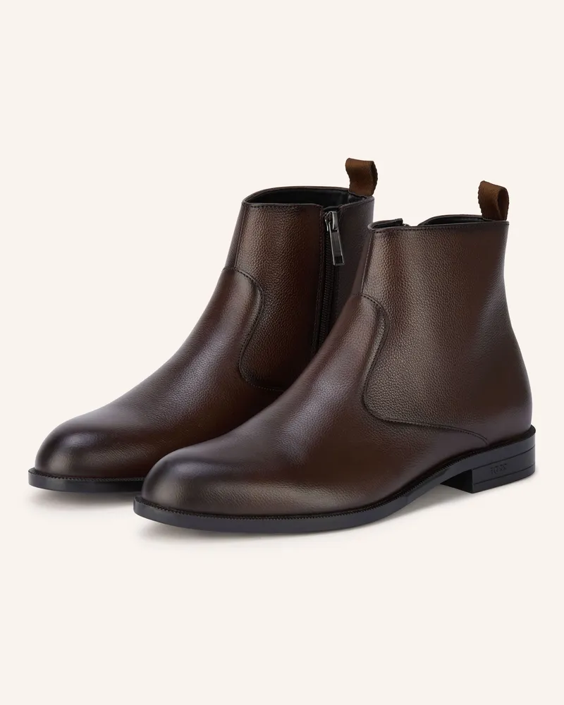 HUGO BOSS Stiefeletten Tayil braun Dunkelbraun
