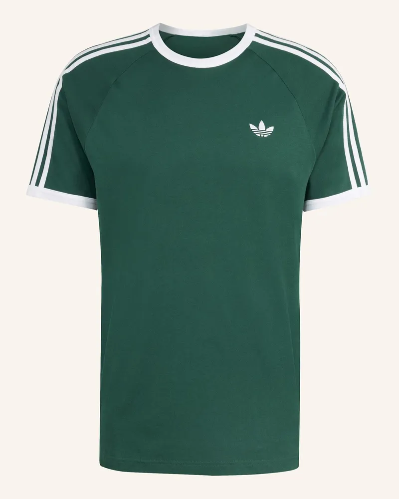 adidas T-Shirt 3-STREIFEN Grün