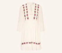 Kleid Mit Spitze weiss