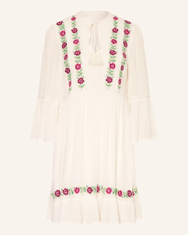 Y.A.S Kleid Mit Spitze weiss Weiss