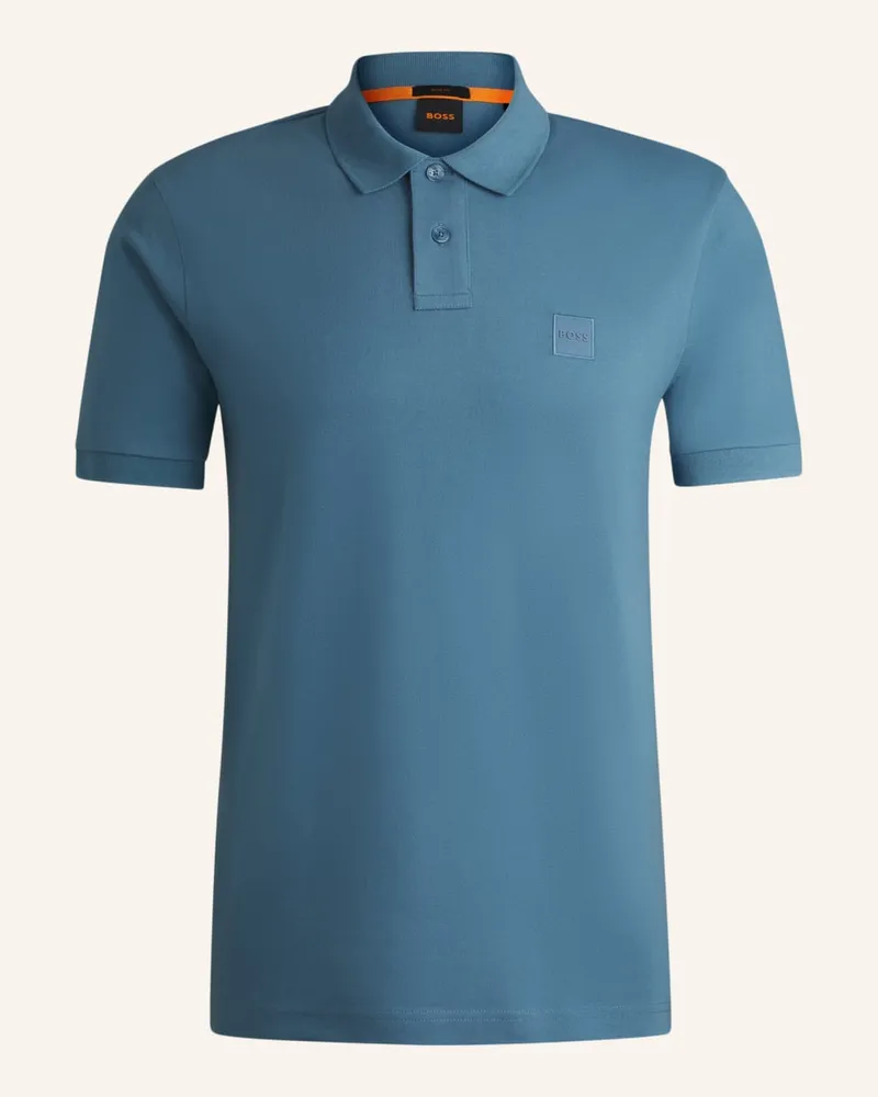 HUGO BOSS Poloshirt PASSENGER Slim Fit Blau