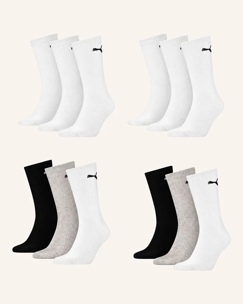 Puma Sportsocken Regular Crew 12-Pack blau Ecru