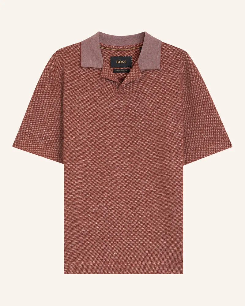 HUGO BOSS Poloshirt Palma 133 Regular Fit braun Braun