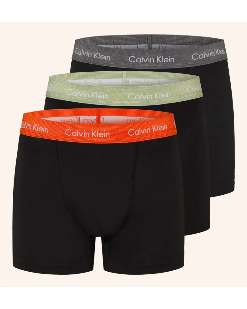 Calvin Klein 3er-Pack Boxershorts COTTON STRETCH Schwarz