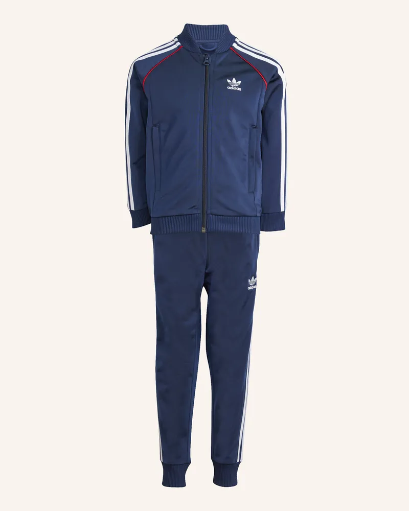 adidas ADICOLOR SST KIDS TRAININGSANZUG Blau