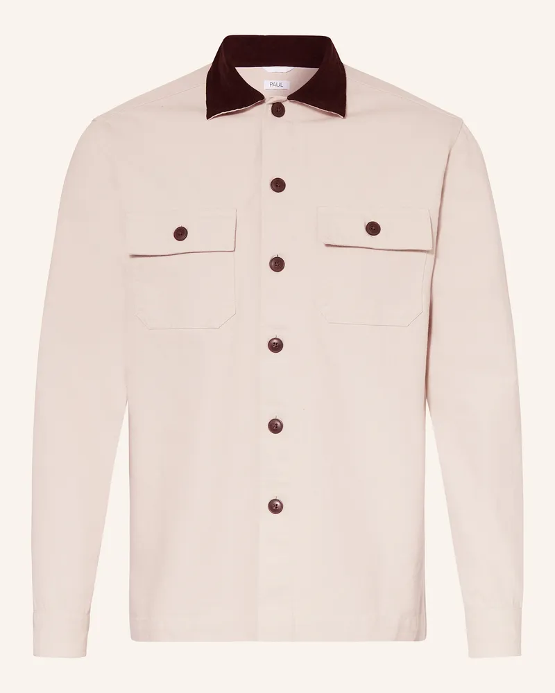 paul Overshirt grau Creme